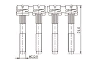 DS6B01-XXP DIN Rail Terminal Blocks-Accessory - 2