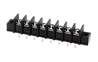 DT-45-A01W-XX 0.375 Inch (in) Pitch Diameter Single Row Barrier Terminal Block