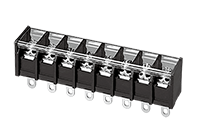 DT-4C-B02W-XX 0.375 Inch (in) Pitch Diameter Single Row Barrier Terminal Block