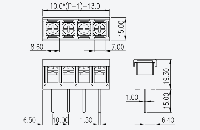 Single Row Barrier Terminal Blocks - 2