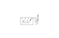 E3SK508V-XXP 0.2 Inch (in) Pitch Diameter Printed Circuit Board (PCB) Terminal Block - 3