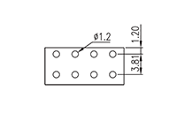 EC350CV-XXP 0.138 Inch (in) Pitch Diameter Printed Circuit Board (PCB) Connector-Plug - 3