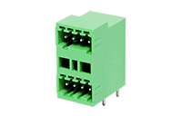 ECHB250R-XXP 0.098 Inch (in) Pitch Diameter Printed Circuit Board (PCB) Connector Socket