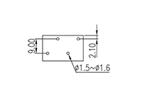 EPK635VN-XXP 0.25 Inch (in) Pitch Diameter Printed Circuit Board (PCB) Terminal Block - 3