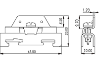 SS9A National Electrical Manufacturers Association (NEMA) Terminal Block-Accessory - 2