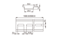 TS-35 DIN Rail Terminal Blocks-Accessory - 2