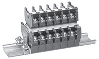 Rail Mounting National Electrical Manufacturers Association (NEMA) Terminal Block