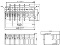 0139-01XX - 19.4 Millimeter (mm) Pitch Terminal Block - 2