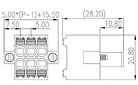 0161-01XX 0.197 Inch (in) Pitch Diameter Printed Circuit Board (PCB) Connector-Plug - 2