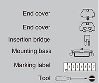 PM2.5WSHA Spring Clamp Connection DIN Rail Terminal Block