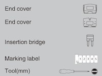 PM2.5WN-XXP Spring Clamp Connection DIN Rail Terminal Block