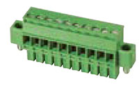 EC381RLM-XXP 0.150 Inch (in) Pitch Diameter Printed Circuit Board (PCB) Connector-Plug