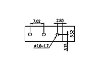 3EHDV-XXP 0.300 Inch (in) Pitch Diameter Printed Circuit Board (PCB) Connector Socket - 3