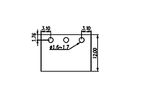 5EHDRRC-XXP 0.197 Inch (in) Pitch Diameter Printed Circuit Board (PCB) Connector Socket - 3