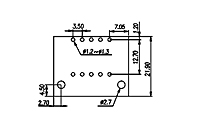 EECH350RM-XXP 0.138 Inch (in) Pitch Diameter Printed Circuit Board (PCB) Connector Socket - 3