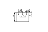 E3K508V-XXP 0.2 Inch (in) Pitch Diameter Printed Circuit Board (PCB) Terminal Block - 3