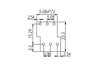 EEHK508V-XXP 0.2 Inch (in) Pitch Diameter Printed Circuit Board (PCB) Terminal Block - 3