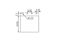 EHK500R-XXP 0.197 Inch (in) Pitch Diameter Printed Circuit Board (PCB) Terminal Block - 3