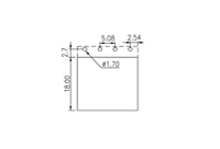 EHK508R-XXP 0.2 Inch (in) Pitch Diameter Printed Circuit Board (PCB) Terminal Block - 3