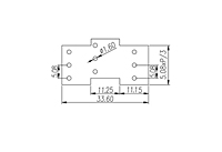 EHK508V3L-XXP 0.2 Inch (in) Pitch Diameter Printed Circuit Board (PCB) Terminal Block - 3