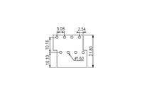 EK508V2L-XXP 0.2 Inch (in) Pitch Diameter Printed Circuit Board (PCB) Terminal Block - 3