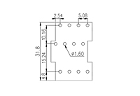 EK508V3L-XXP 0.2 Inch (in) Pitch Diameter Printed Circuit Board (PCB) Terminal Block - 3