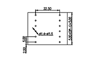 PDS-10SA-XX 0.394 Inch (in) Pitch Diameter Printed Circuit Board (PCB) Terminal Block - 3