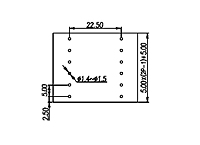 PDS-10S-XX 0.394 Inch (in) Pitch Diameter Printed Circuit Board (PCB) Terminal Block - 3