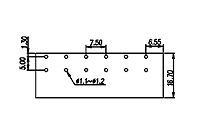 WKV750A-XXP 0.295 Inch (in) Pitch Diameter Printed Circuit Board (PCB) Terminal Block - 3