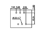 2EEHDVM-XXP 0.200 Inch (in) Pitch Diameter Printed Circuit Board (PCB) Connector Socket - 3