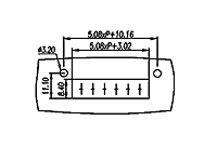 2EHDP-XXP 0.200 Inch (in) Pitch Diameter Printed Circuit Board (PCB) Connector Socket - 3