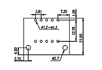 EECH381RM-XXP 0.150 Inch (in) Pitch Diameter Printed Circuit Board (PCB) Connector Socket - 3