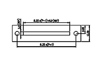 DT-35C-A02W-XX 0.325 Inch (in) Pitch Diameter Single Row Barrier Terminal Block - 3