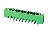 ECH350VM-XXP 0.138 Inch (in) Pitch Diameter Printed Circuit Board (PCB) Connector Socket