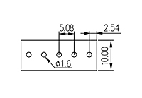 EK508V-XXP 0.2 Inch (in) Pitch Diameter Printed Circuit Board (PCB) Terminal Block - 3