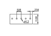 ELK508S-XXP 0.2 Inch (in) Pitch Diameter Printed Circuit Board (PCB) Terminal Block - 3