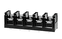 0166-80XX 0.63 Inch (in) Pitch Diameter Single Row Barrier Terminal Block