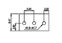 5EHDV-XXP 0.197 Inch (in) Pitch Diameter Printed Circuit Board (PCB) Connector Socket - 3