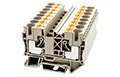 DP10 69 Millimeter (mm) Width Push-In Design (PID) DIN Rail Terminal Block