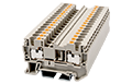 DP4 57 Millimeter (mm) Width Push-In Design (PID) DIN Rail Terminal Block