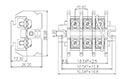 DKB20-XXPCK Panel Mounting National Electrical Manufacturers Association (NEMA) Terminal Block - 2