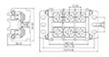 DKB80-XXPCK Panel Mounting National Electrical Manufacturers Association (NEMA) Terminal Block - 2