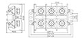 DKB200-XXPCK Panel Mounting National Electrical Manufacturers Association (NEMA) Terminal Block - 2