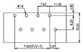 2DSB-01-XX Pluggable Barrier Terminal Block - Drilling Plan