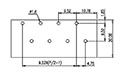 4DSDCC-01-XX Pluggable Barrier Terminal Block - Drilling Plan