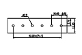 DT-55-B01W-XX 0.394 Inch (in) Pitch Diameter Single Row Barrier Terminal Block - 3