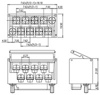 2DSAC-XX Pluggable Barrier Terminal Block - 2