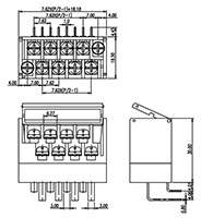 2DSCC-14-XX Pluggable Barrier Terminal Block - 2