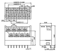 4DSDCC-01-XX Pluggable Barrier Terminal Block - 2