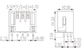 0156-24XX-BK 0.138 Inch (in) Pitch Diameter Printed Circuit Board (PCB) Connector Socket - 2